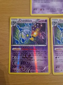 Pokemon TCG XY Steam Siege Chandelure Holo Reverse Holo bundle - Image 2