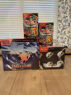 Pokemon Chaos Rising - Elite Trainer Box x1, Booster Box x1 & Booster Bundle x2 - Image 1