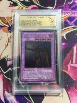 Yu-Gi-Oh! Elementarheld Flare Neos 1.Auflage Ultimate Rare GSG 8,5 Graded PSA - Image 1
