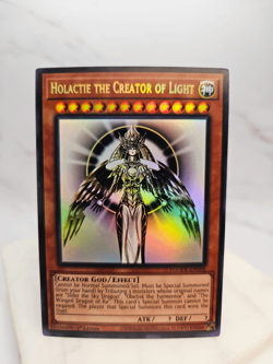 Holactie the Creator of Light - Ultra Rare Yugioh Custom Egyptian God Horakhty - Image 1