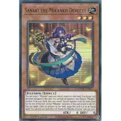 YUGIOH MZMU-EN017 Sanaki the Mikanko Devotee Ultra Rare 1st Edition NM - Image 1