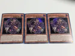 3x Ultra Rare Apprentice Illusion Magician Yugioh! Stampede - Image 1