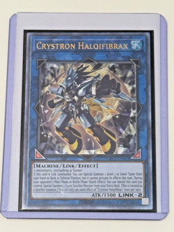 Yu-Gi-Oh! Crystron Halqifibrax OP15-EN003 Ultimate Rare, Unlimited, NM, English - Image 2