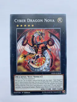 Cyber Dragon Nova LEDD-ENB30 Yu-Gi-Oh! Card Common 1st Edition - Image 1