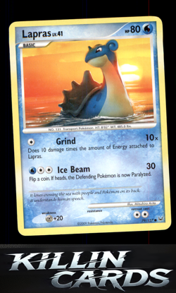 Lapras 79/127 Pokemon Common Platinum Card NM - Image 1