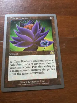 Blacker lotus portal magic the gathering collectable card game MTG - Image 2