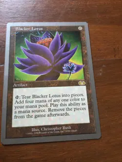 Blacker lotus portal magic the gathering collectable card game MTG - Image 3