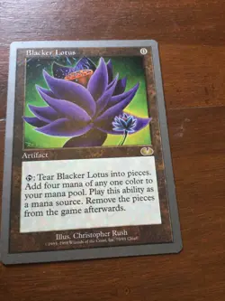 Blacker lotus portal magic the gathering collectable card game MTG - Image 4