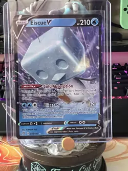 Eiscue V 055/192 Rebel Clash Ultra Rare Pokemon Card NM - Image 1