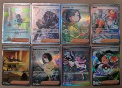 Pokemon TCG Card Lot of 8- Trainer SIRs, Near Mint - Image 1