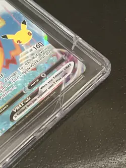 2021 Pokemon Surfing Pikachu VMAX Holo Card 009/025 CGC Pristine 10 {CRACKED} - Image 5