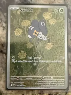Nymble 96/94 Phantasmal Flames Pokemon Card Illustration Rare Near Mint Holo - Image 1
