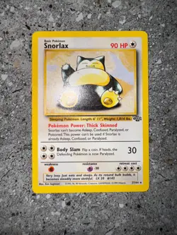 Pokemon TCG Cards Snorlax 27/64 Jungle Rare NM - Image 3