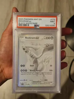 Pokemon TCG Reshiram EX White Flare 173/086 PSA 9 English BWR - Image 1