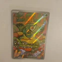 Snivy 87/86 Pokemon TCG Black Bolt NM - Image 2