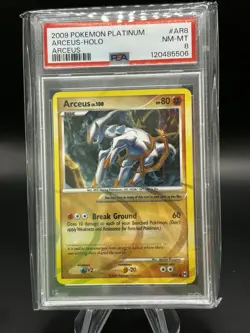 2009 POKEMON PLATINUM ARCEUS #AR8 ARCEUS-HOLO PSA 8 - Image 1