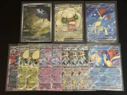 TCG Pokemon White Flare 12 Card Lot - 1 Illustration Rare, 2 Full Art & 9 EX - Image 1