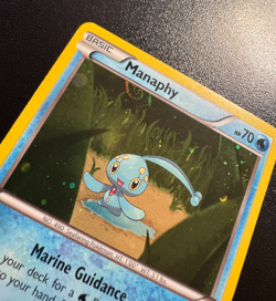 Pokemon TCG Cards Manaphy XY190 Black Star Promo Holo NM * SWIRL * - Image 3