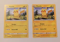 Pikachu 049/203 Common Evolving Skies Pokemon Color Variations Error - Image 1