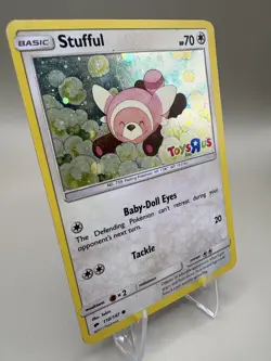 Pokemon Stufful 110/147 Toys R Us Stamped Holo Promo Burning Shadows LP - Image 2