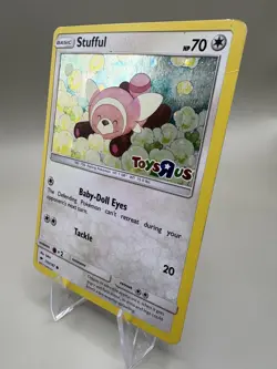 Pokemon Stufful 110/147 Toys R Us Stamped Holo Promo Burning Shadows LP - Image 3