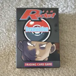 Wizards of the Coast Pokemon TCG Team Rocket Devastation Theme Deck box - Image 1