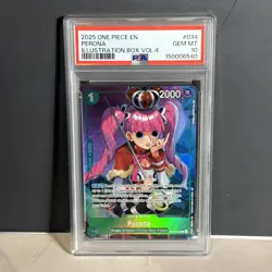 2025 ONE PIECE PROMOS ILLUSTRATION BOX VOL.4 #034 PERONA PSA 10￼ - Image 1