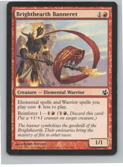 Morningtide #88 Brighthearth Banneret MAGIC THE GATHERING - Image 1