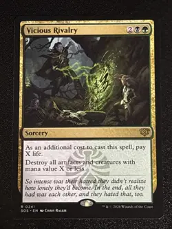 MTG Secrets of Strixhaven Vicious Rivalry 0241 NM Rare - Image 1