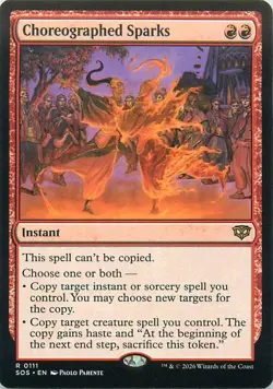 Choreographed Sparks - R111 - MTG - Secrets of Strixhaven (SOS) - Image 1