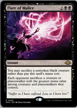 Flare of Malice 95 Rare Modern Horizons 3 Magic: The Gathering Near Mint - Image 1