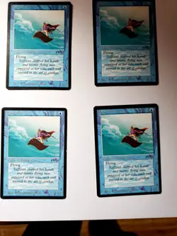 4xFlying Men - Arabian Night's - Magic the Gathering - Christopher Rush Art - Image 1