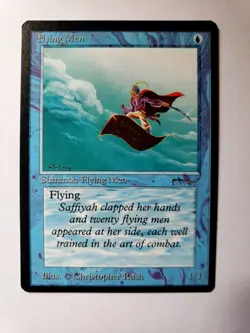4xFlying Men - Arabian Night's - Magic the Gathering - Christopher Rush Art - Image 3