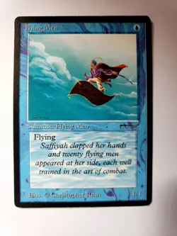 4xFlying Men - Arabian Night's - Magic the Gathering - Christopher Rush Art - Image 4