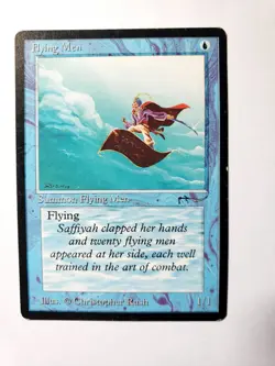 4xFlying Men - Arabian Night's - Magic the Gathering - Christopher Rush Art - Image 5