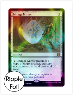 1x Mirage Mirror, Ripple Foil, Modern Horizons 3 Commander, Magic MTG NM - Image 1