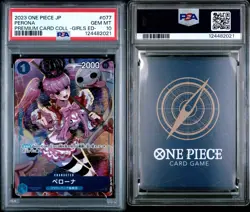 2023 One Piece Japanese Perona Premium Card Collection Girls Edition PSA 10 #077 - Image 3