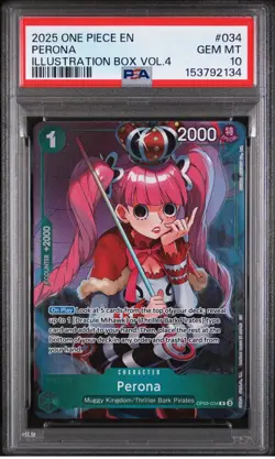2025 ONE PIECE ENGLISH PERONA ILLUSTRATION BOX VOL.4 Free Shipping Op09-034 - Image 1