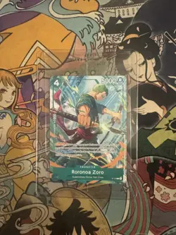 Roronoa Zoro P-114 One Piece Promo Card Sealed English TCG Bandai Exclusive - Image 1