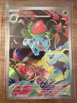 Pokemon TCG Ivysaur Mega Evolution Reverse Holo Card 134/132 - Image 1