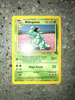 Pokemon TCG Cards Nidoqueen 23/64 Jungle Rare NM-M - Image 3