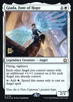 Giada, Font of Hope *** Prerelease FOIL *** - MTG FDN Foundations - NM/MINT - Image 1