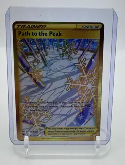 PATH TO THE PEAK 213/189 ASTRAL RADIANCE POKEMON (GOLD SECRET RARE, NM) - Image 1