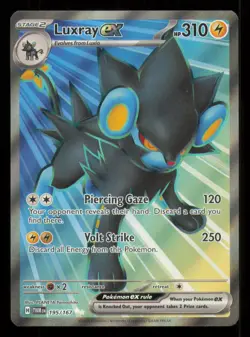Luxray ex 195/167 Ultra Rare Twilight Masquerade Pokemon Near Mint - Image 1