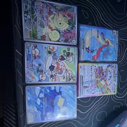 Nintendo Pokemon TCG Surging Sparks 5-Card IR/SIR Holo Lot Milotic ex - Image 1