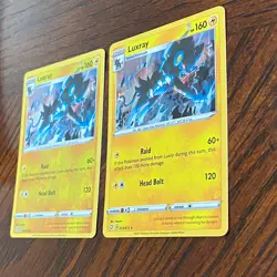 Pokemon Shining Fates Card Luxray 033/072 Holo And Reverse Holo Rare Pack Fresh - Image 3