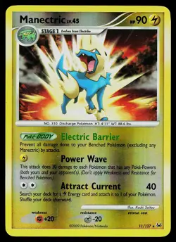 Pokemon Card - Manectric Platinum 11/127 Reverse Holo - Image 1