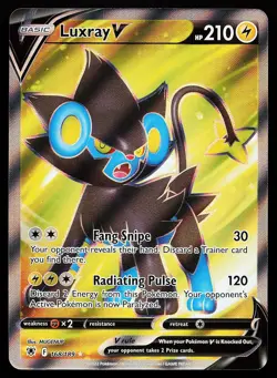 Luxray V 168/189 Ultra Rare Astral Radiance Pokemon Card - Image 1