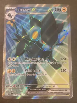 Luxray ex 195/167 Twilight Masquerade Ultra Rare Full Art Holo Pokemon TCG NM - Image 1