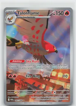 Talonflame 091/088 Holo Illustration Rare Perfect Order Pokemon NM - Image 1